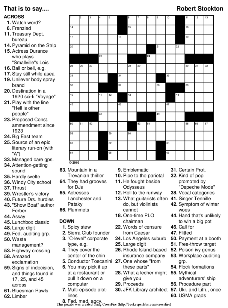 Free Daily Printable Crossword Puzzles Free Crossword Puzzles Printable Free Daily Printable Crossword Puzzles Free Crossword Puzzles Printable