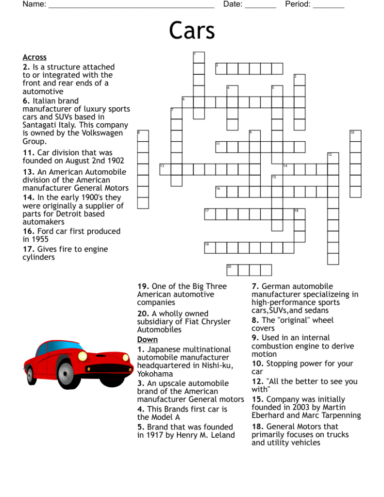 printable-car-crossword-puzzles-free-crossword-puzzles-printable