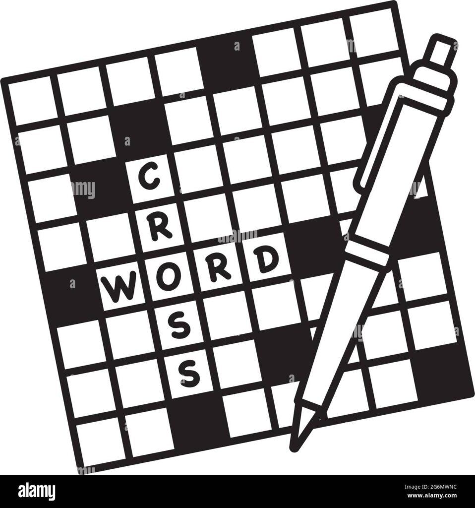 Crossword Puzzle Clip Art - Free Crossword Puzzles Printable