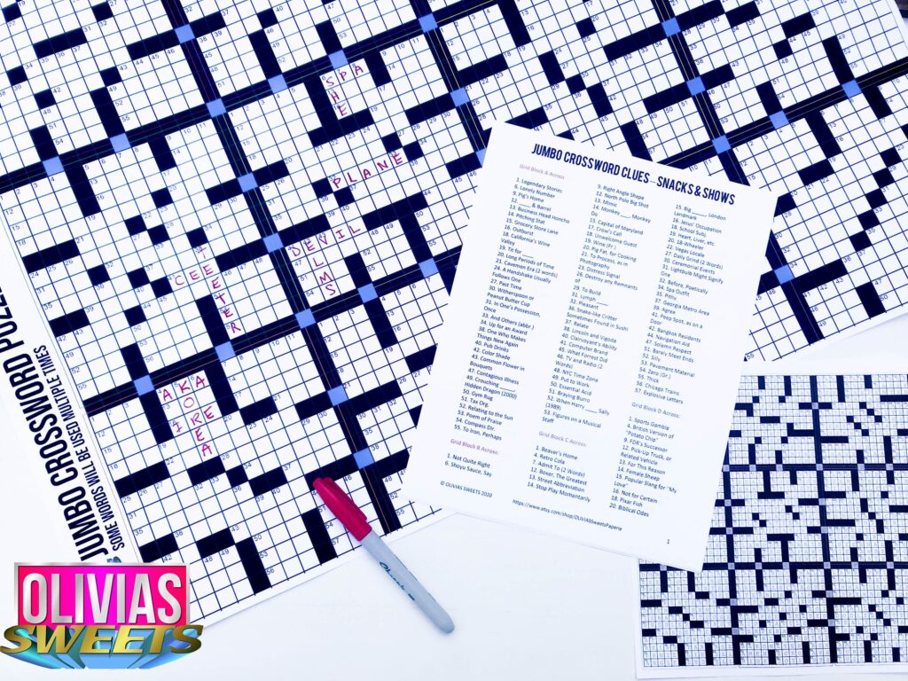 Giant Crossword Puzzles Free Crossword Puzzles Printable