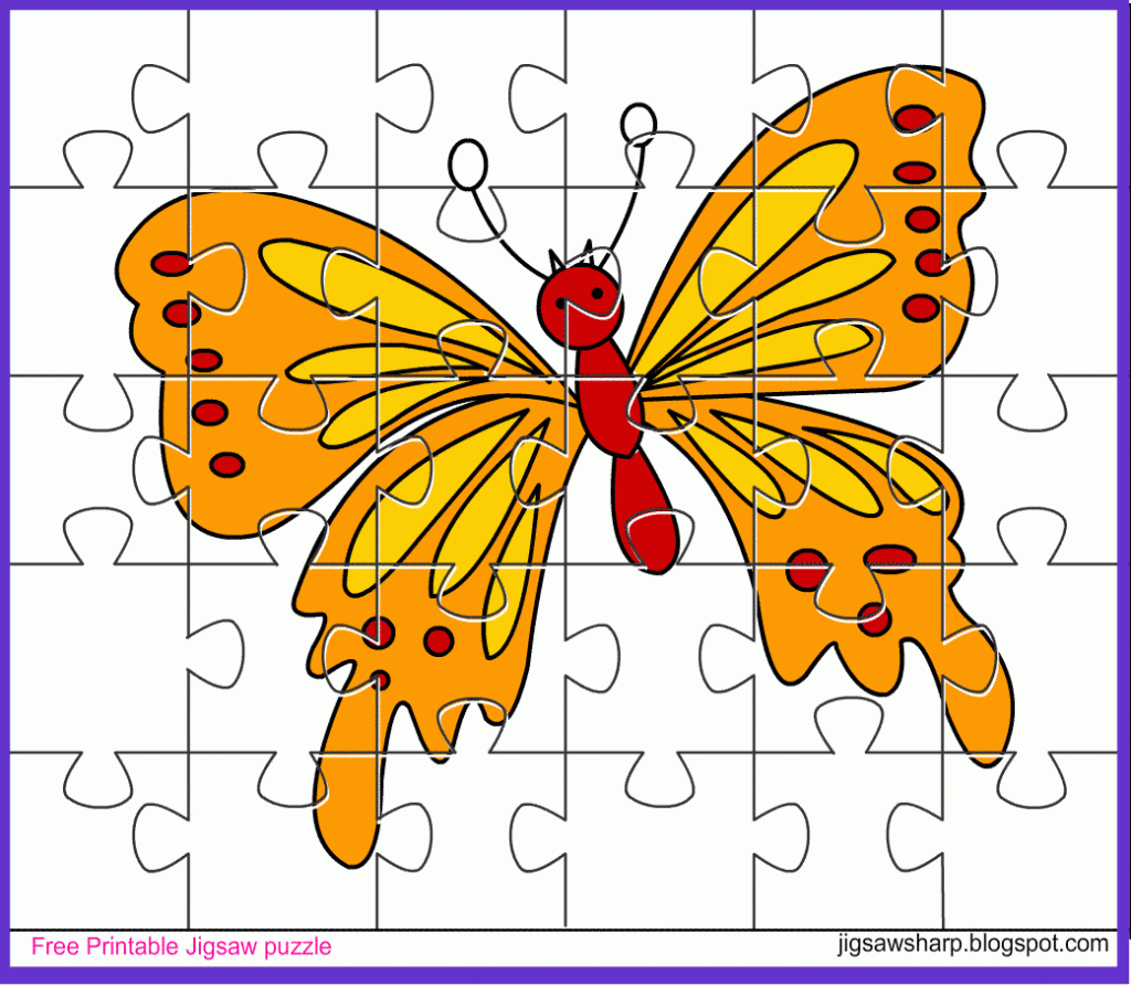 Printable Jigsaw Puzzle For Adults - Free Crossword Puzzles Printable