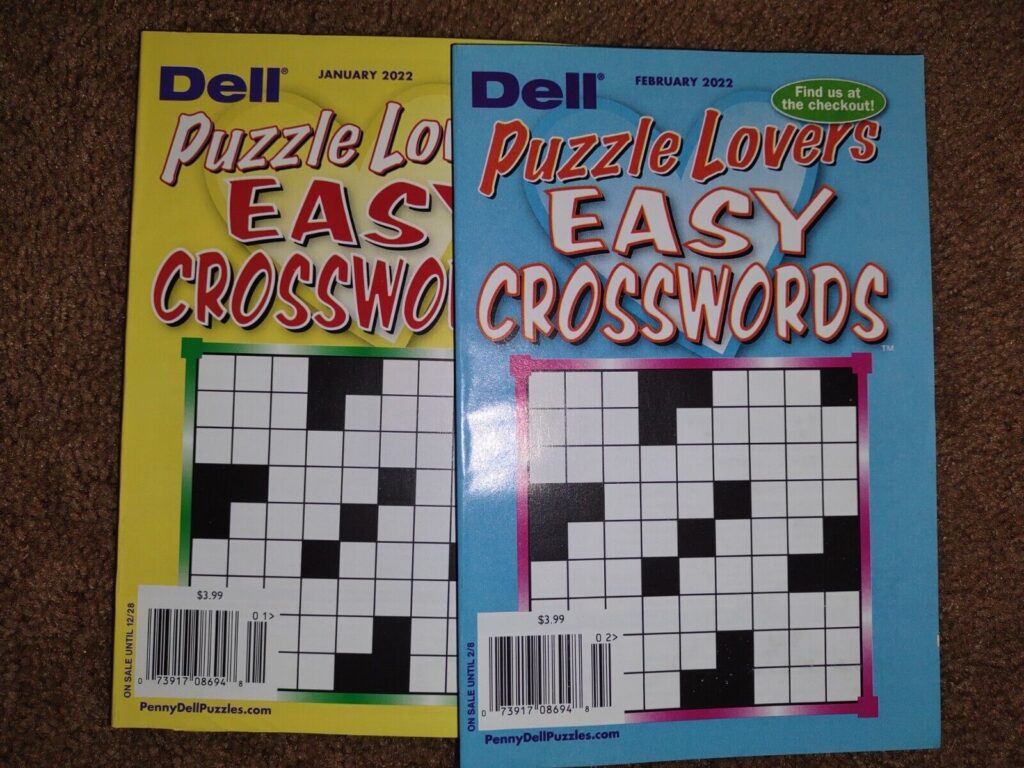 Dell Puzzle Lovers Easy Crosswords Free Crossword Puzzles Printable