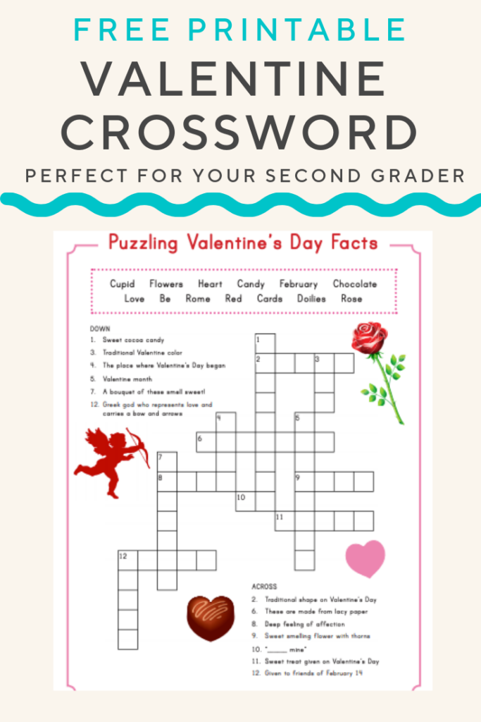 Free Valentine Crossword Puzzles Printable Free Crossword Puzzles