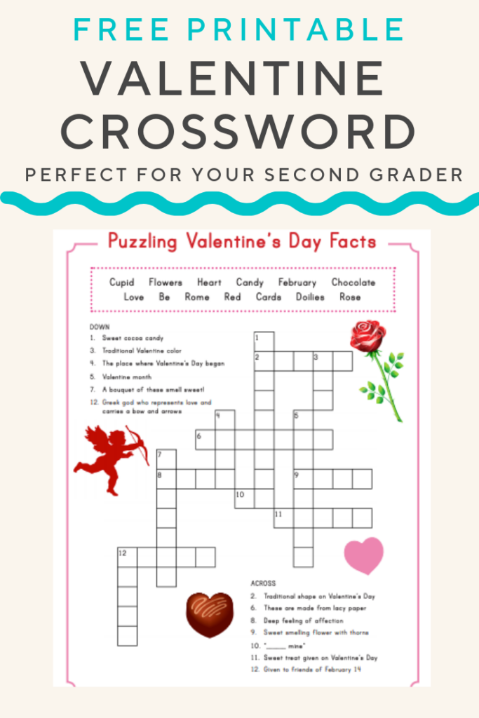 Free Valentine Crossword Puzzles Printable Free Crossword Puzzles Printable