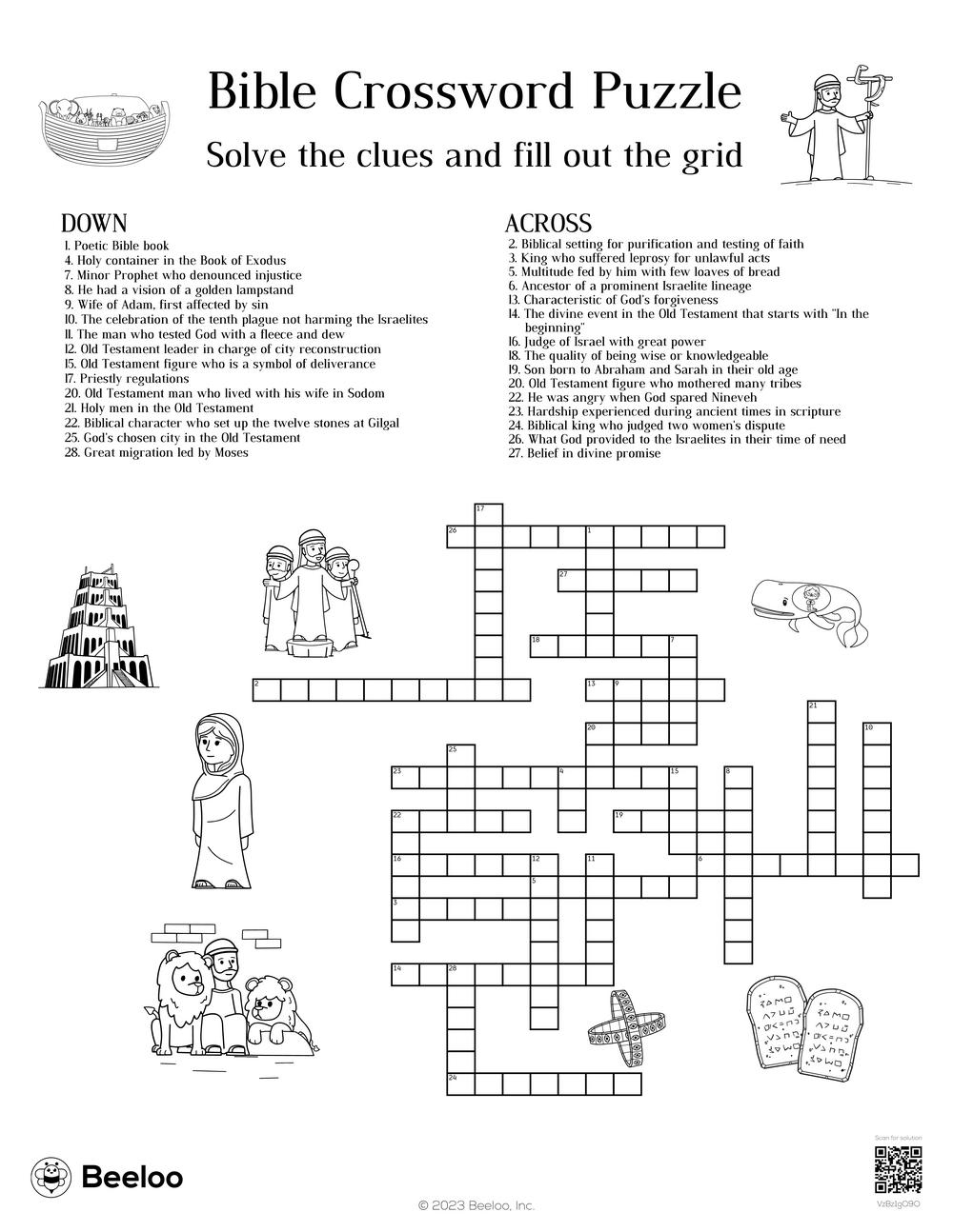 Free Printable Bible Crossword Puzzles With Answers Free Crossword Free Printable Bible Crossword Puzzles With Answers Free Crossword