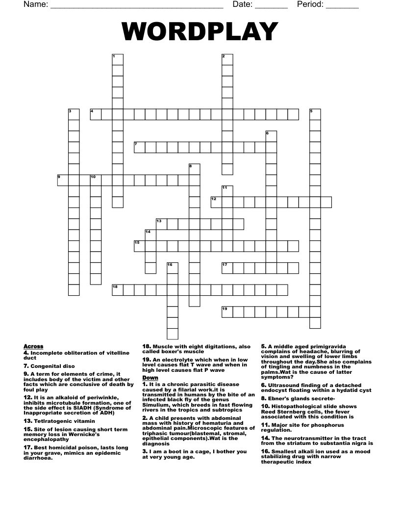 Wordplay Crossword Puzzle Answers Free Crossword Puzzles Printable Wordplay Crossword Puzzle Answers Free Crossword Puzzles Printable