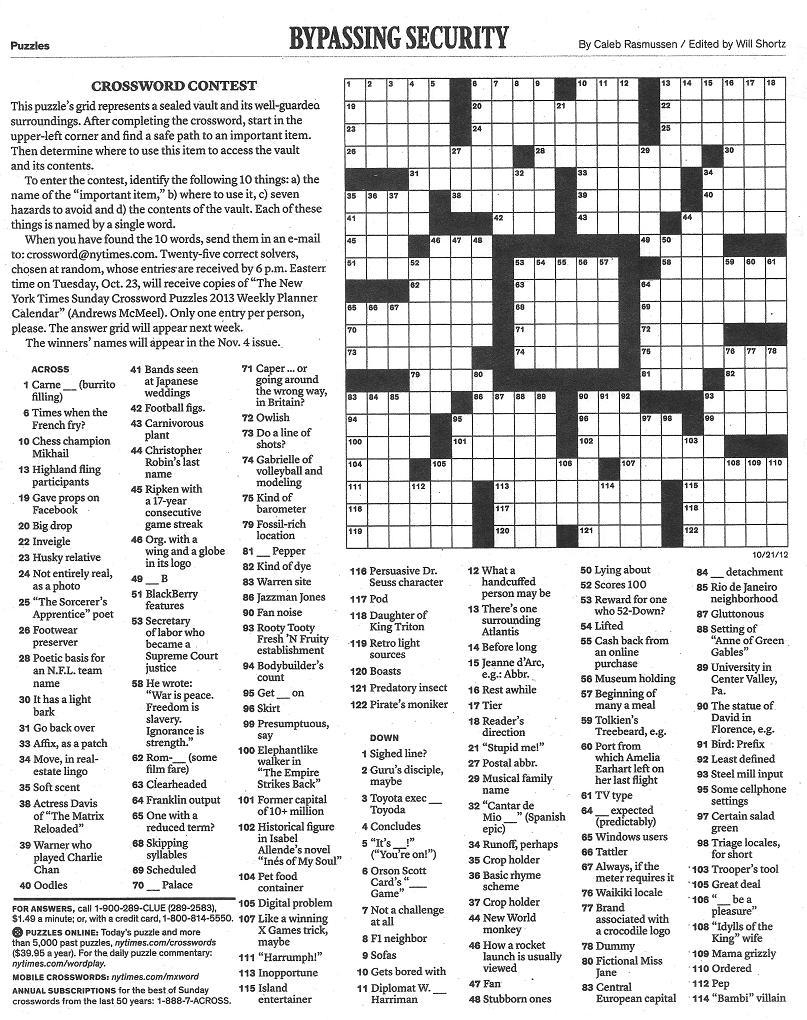 New York Times Crossword Puzzles Free Printable Free Crossword Puzzles Printable New York Times Crossword Puzzles Free Printable Free Crossword Puzzles Printable