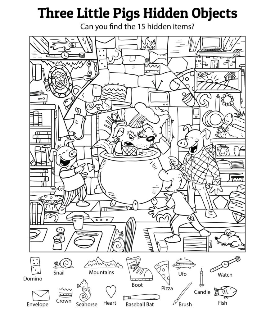 Printable Hidden Object Puzzles - Free Crossword Puzzles Printable