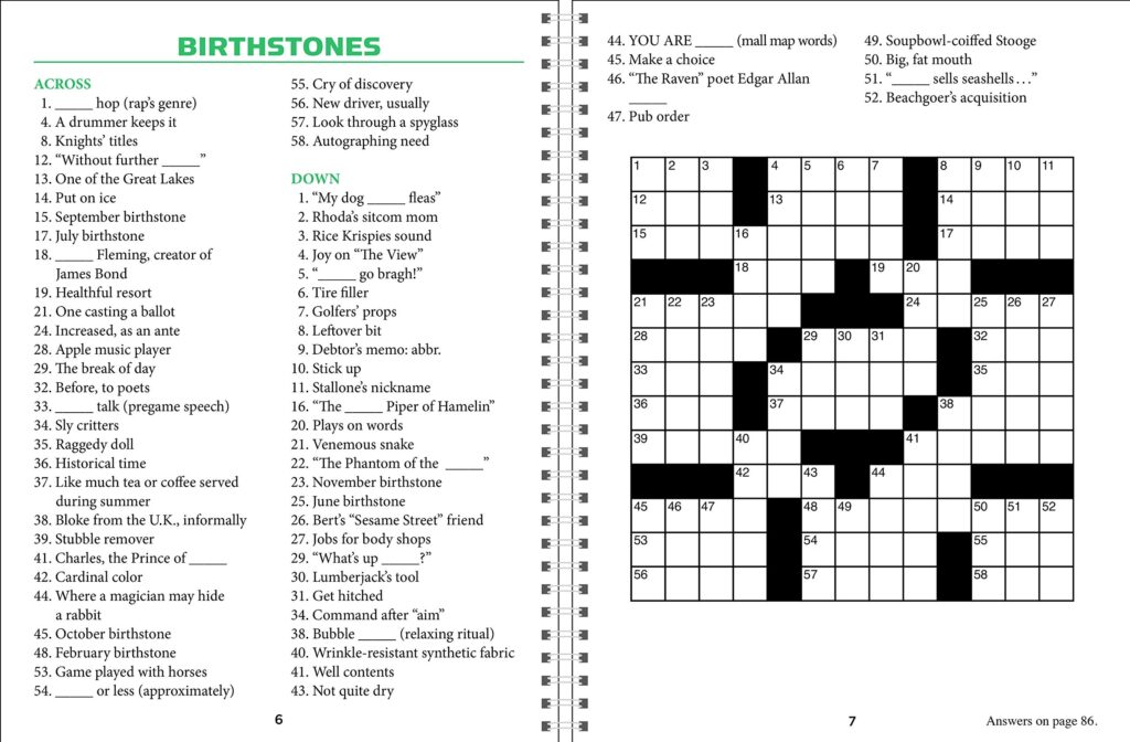 Aarp Crossword Puzzle Books - Free Crossword Puzzles Printable