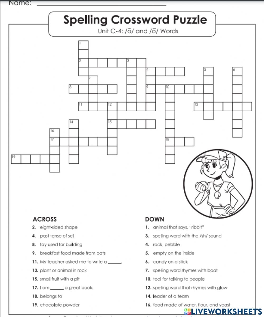 Crossword Puzzles 4th Grade Free Crossword Puzzles Printable