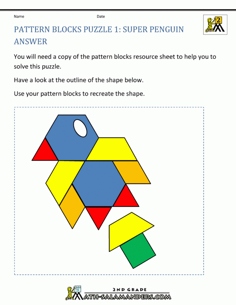 Printable Shape Puzzles - Free Crossword Puzzles Printable