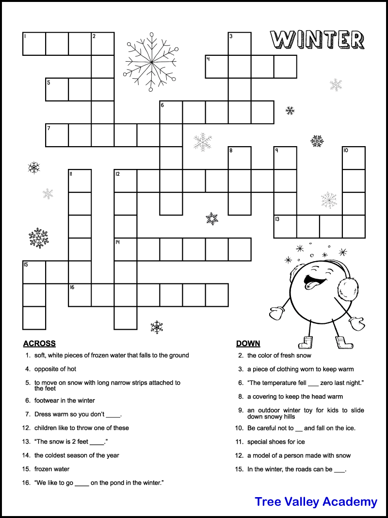 Printable Junior Crossword Puzzles Free Crossword Puzzles Printable Printable Junior Crossword Puzzles Free Crossword Puzzles Printable