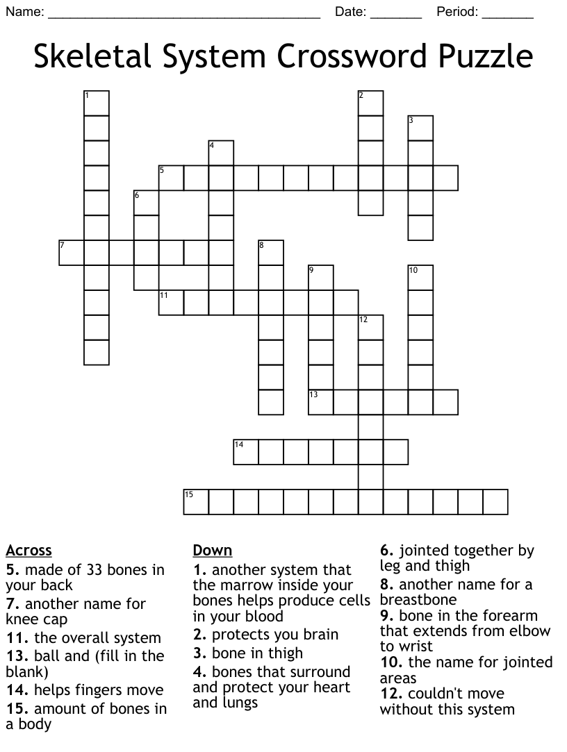 printable-skeletal-system-crossword-puzzle-free-crossword-puzzles