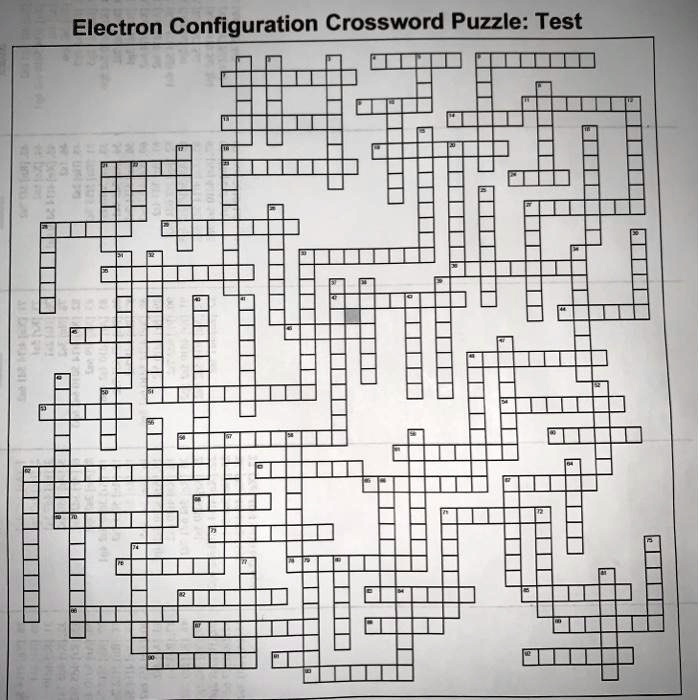 Electron Configuration Crossword Puzzle Free Crossword Puzzles Printable Electron Configuration Crossword Puzzle Free Crossword Puzzles Printable